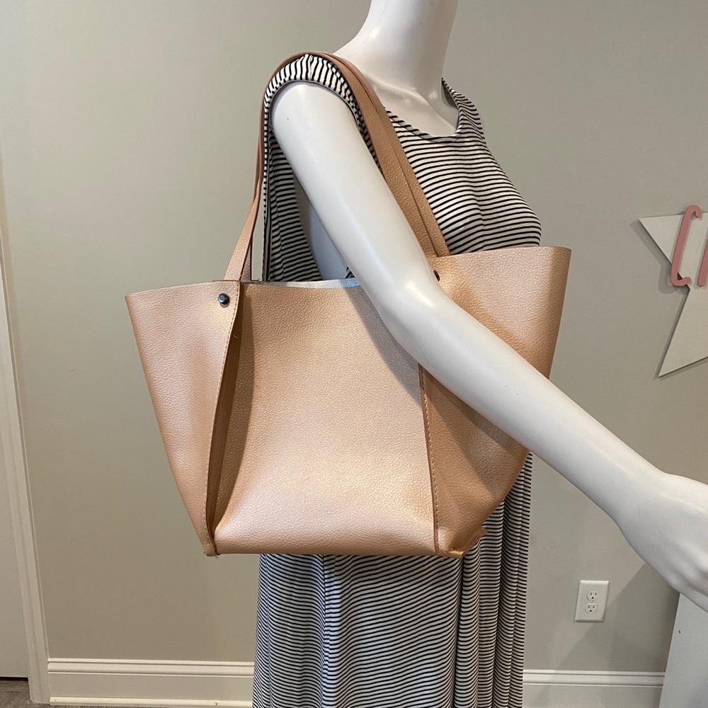 NWOT Neiman Marcus Vegan Leather Tote